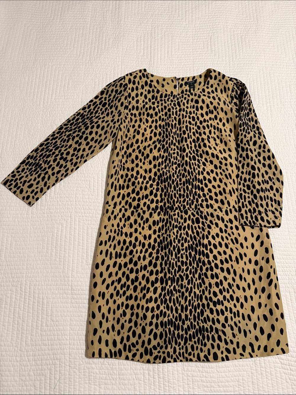 J. Crew animal-print shift dress